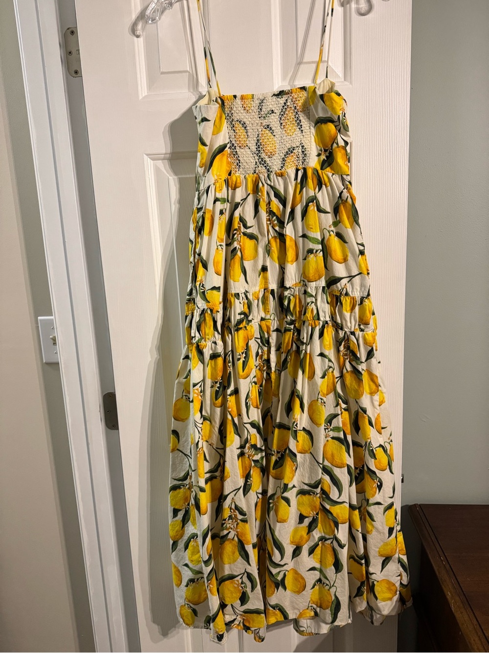 J. Crew Lemon-Print Midi Dress in Yellow and Green - Picture 6 of 6